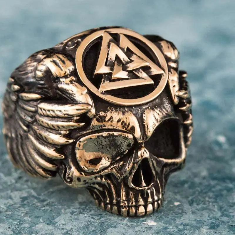 Aegishjalmur Ring (Solid Bronze) - Viking Heritage Store