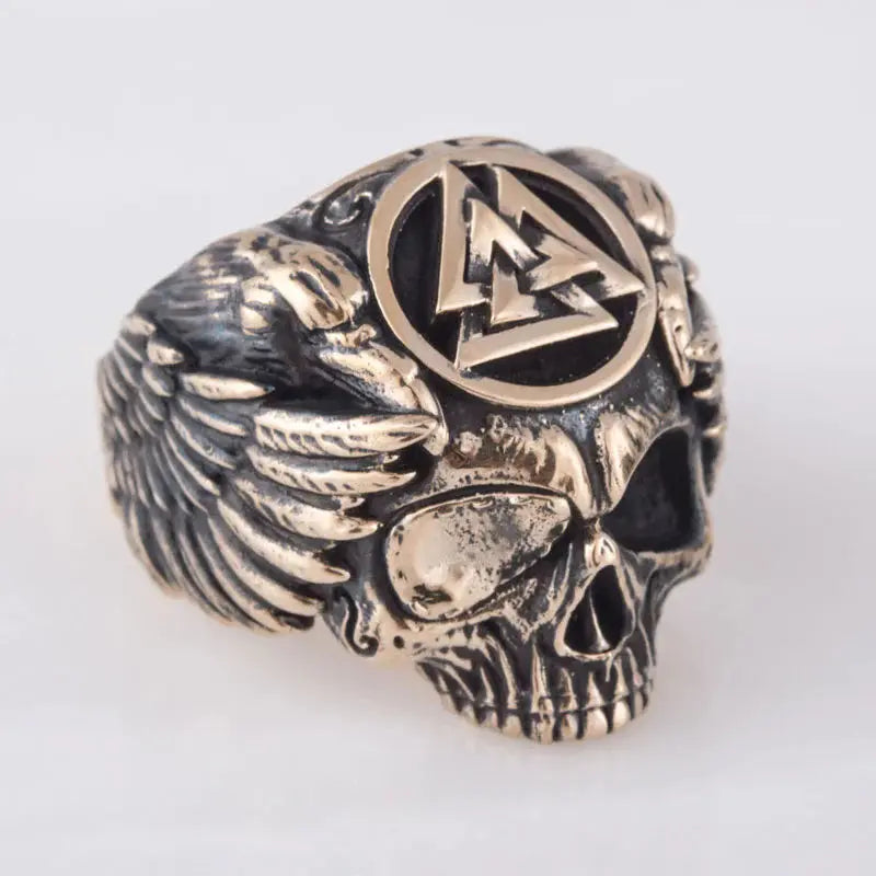 Aegishjalmur Ring (Solid Bronze) - Viking Heritage Store