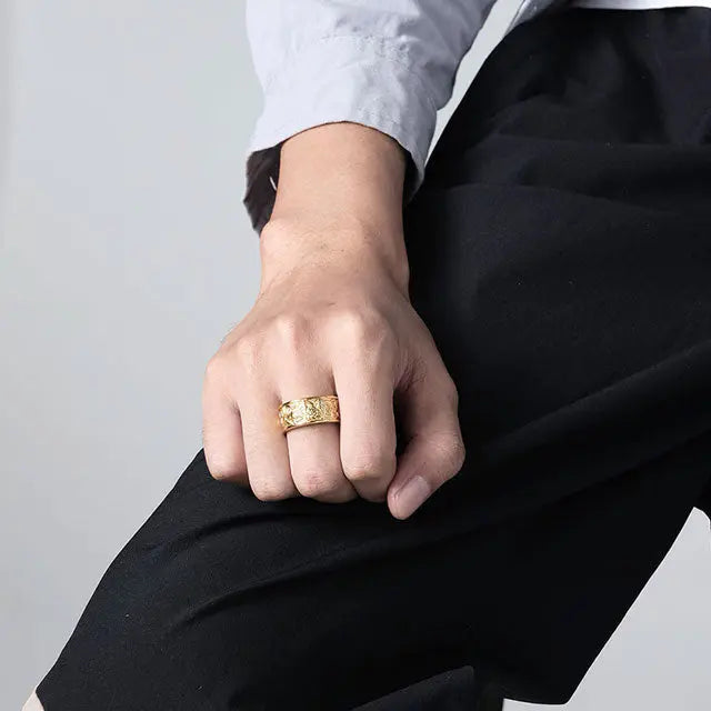 Celtic Wolf Rings for Men - Viking Heritage Store