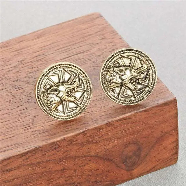 Fenrir Earrings - Viking Heritage Store