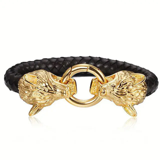 Hati and Skoll Bracelet - Viking Heritage Store