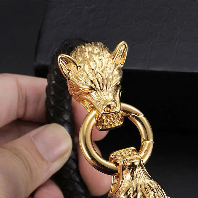 Hati and Skoll Bracelet - Viking Heritage Store