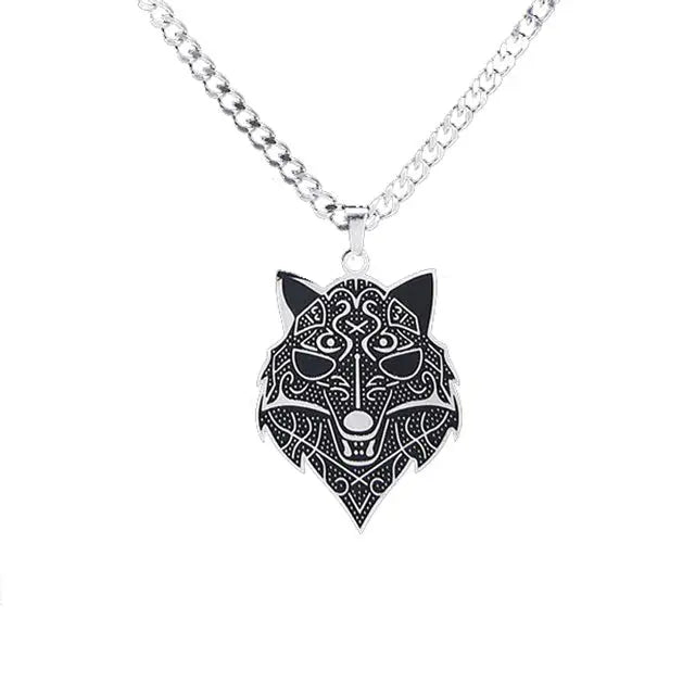 Iced Out Wolf Pendant - Viking Heritage Store