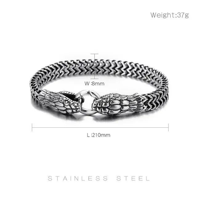 Jörmungand Bracelet - Viking Heritage Store