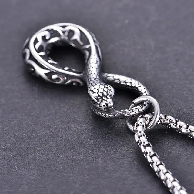 Jörmungand Necklace - Viking Heritage Store