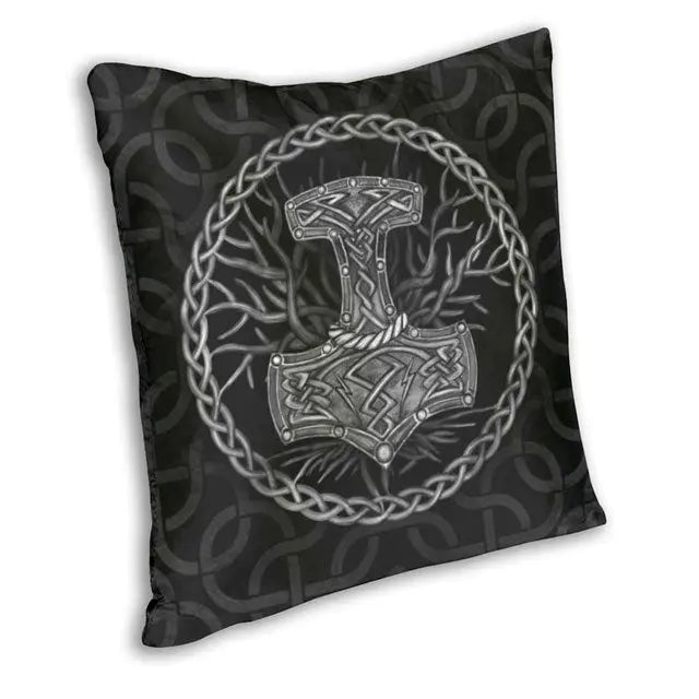 Mjolnir Pillow Case - Viking Heritage Store