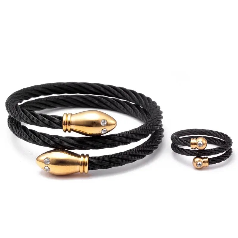 Nordic Bracelet + Ring - Viking Heritage Store