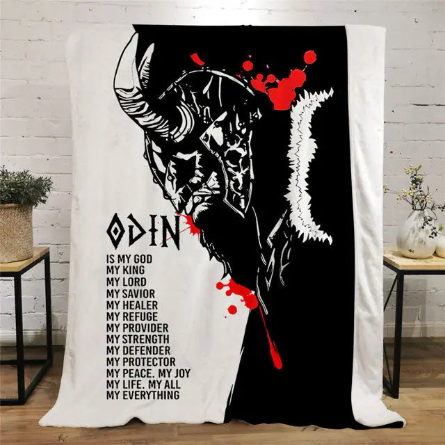 Odin Blanket - Viking Heritage Store