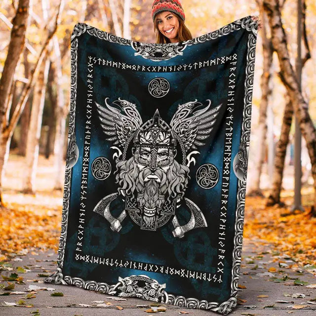 Odin Blanket - Viking Heritage Store