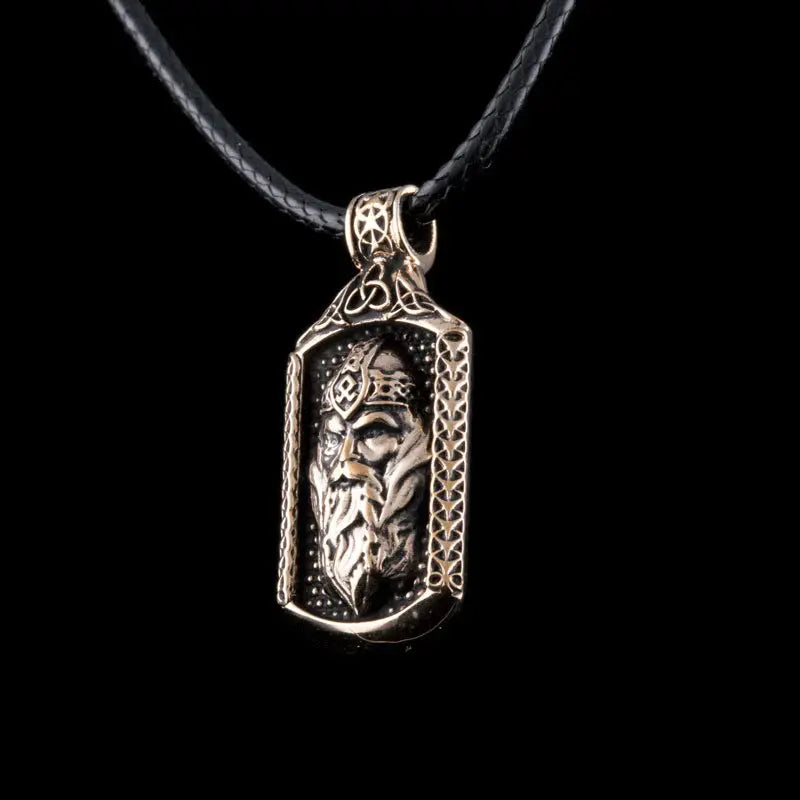 Odin Pendant (Bronze) - Viking Heritage Store