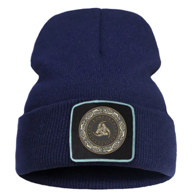 Odin Triple Horn Beanie - Viking Heritage Store