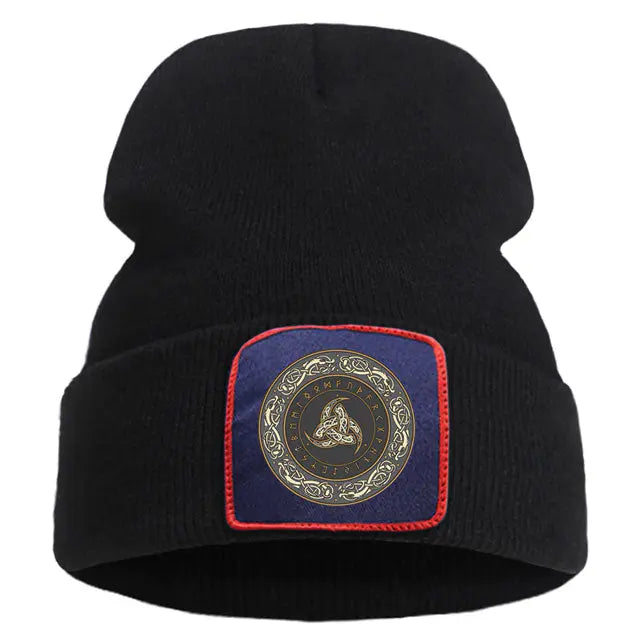 Odin Triple Horn Beanie - Viking Heritage Store