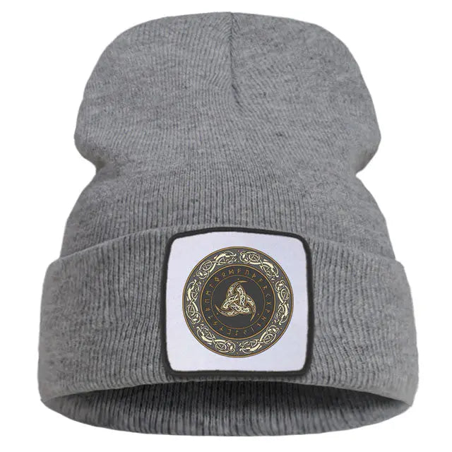 Odin Triple Horn Beanie - Viking Heritage Store