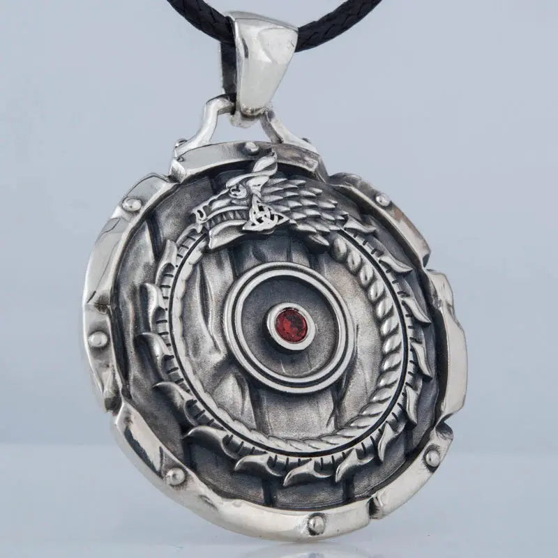 Ouroboros Necklace (Silver) - Viking Heritage Store
