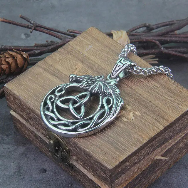 Ouroboros Necklace - Viking Heritage Store