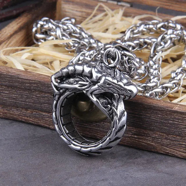 Ouroboros Necklace - Viking Heritage Store