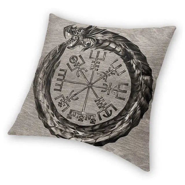 Ouroboros Pillow Case - Viking Heritage Store