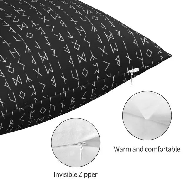 Runes Pillow Case - Viking Heritage Store