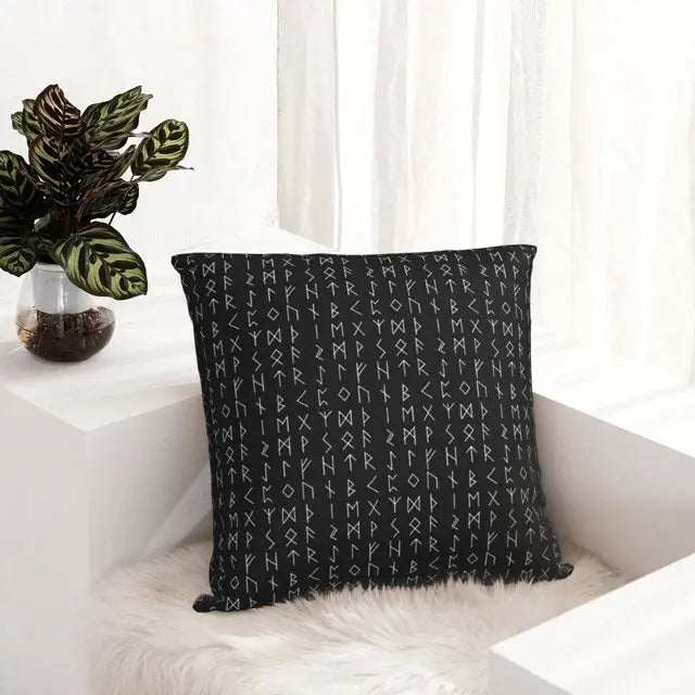 Runes Pillow Case - Viking Heritage Store