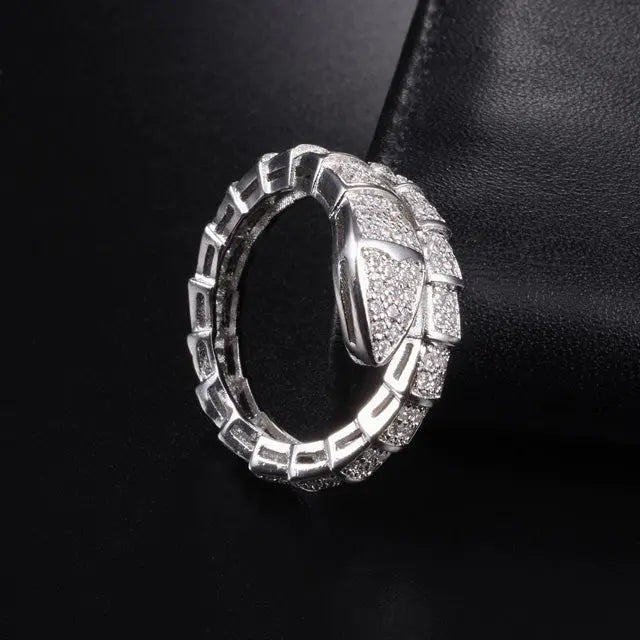 Silver Ouroboros Ring - Viking Heritage Store