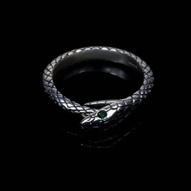 Silver Ouroboros Ring - Viking Heritage Store