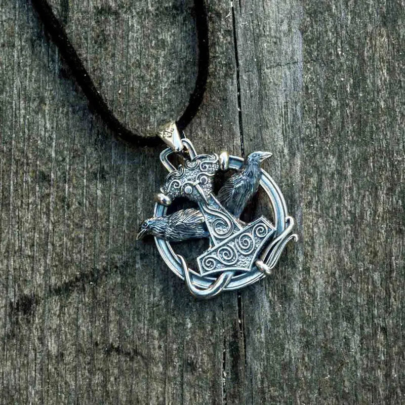 Silver Thor's Hammer Necklace - Viking Heritage Store