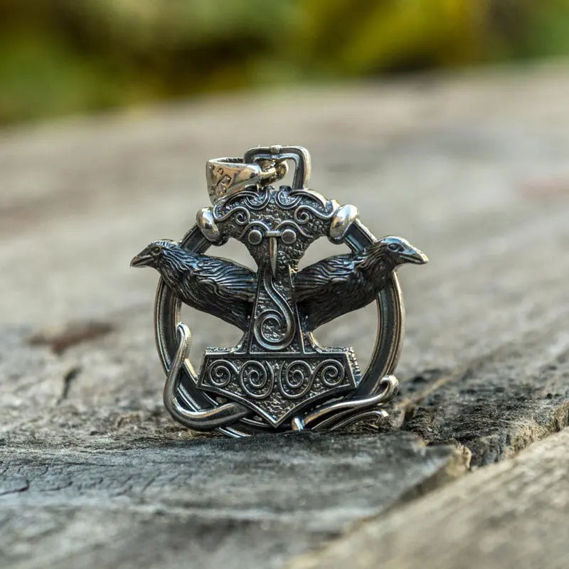 Silver Thor's Hammer Necklace - Viking Heritage Store
