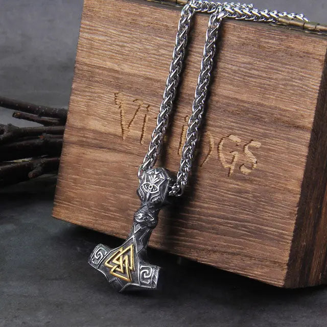 Thor's Hammer Pendant Necklace - Viking Heritage Store