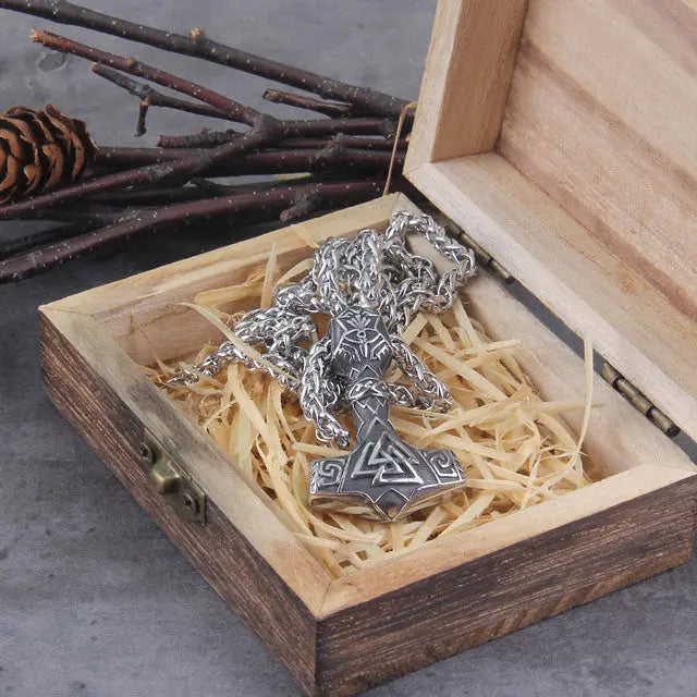 Thor's Hammer Pendant Necklace - Viking Heritage Store
