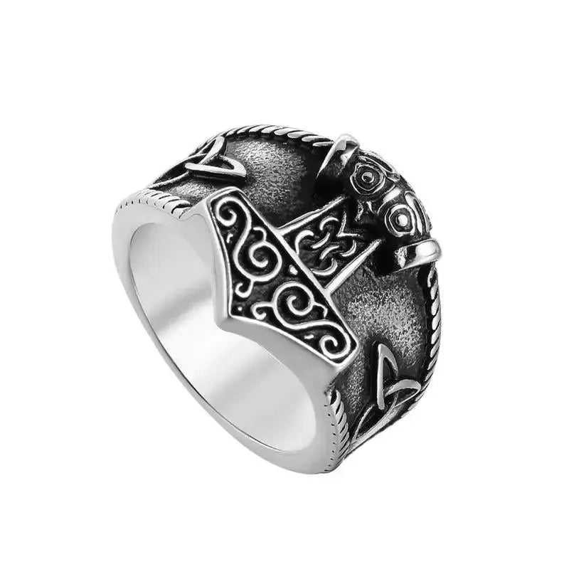 THOR'S HAMMER RING - Viking Heritage Store