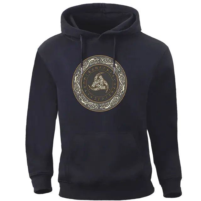 Triple Horn Hoodie - Viking Heritage Store