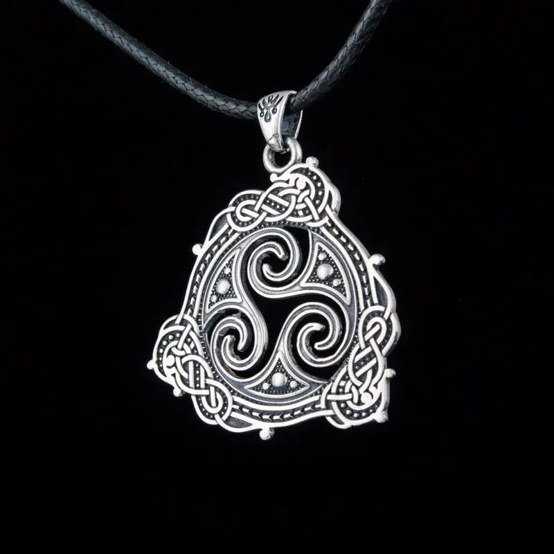 Triskel Necklace (Silver) - Viking Heritage Store