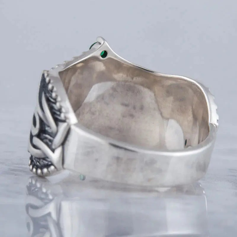 Vegvisir Ring (Silver) - Viking Heritage Store