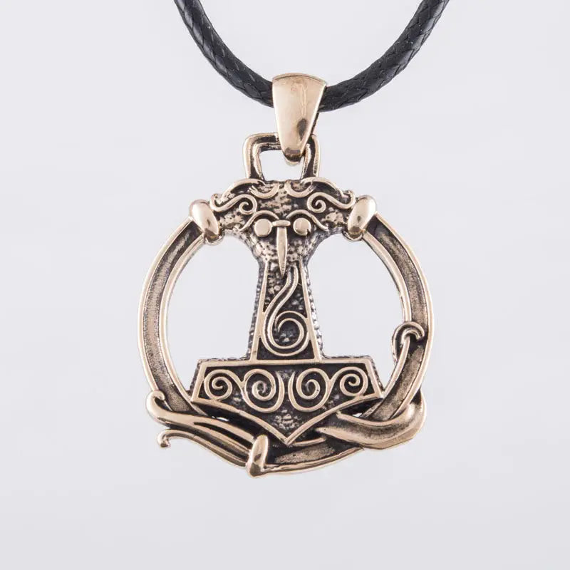 Viking Necklace Thor's Hammer (Bronze) - Viking Heritage Store