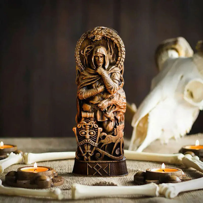 Viking Statue - God Loki-Viking Heritage Store