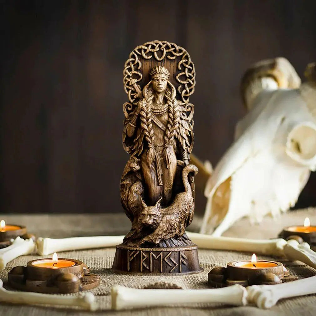 Viking Statue - Goddess Freya-Viking Heritage Store