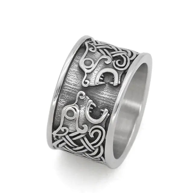Viking Wolf Ring - Viking Heritage Store