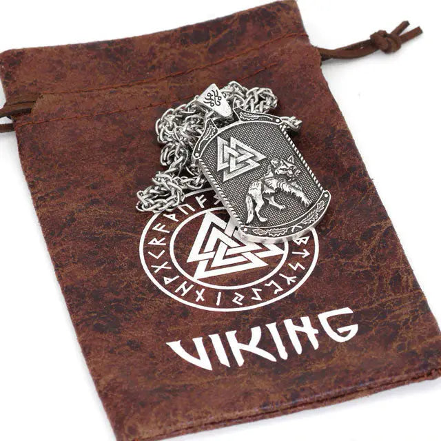 Wolf Necklace for Men - Viking Heritage Store