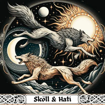 Sköll and Hati - Viking Heritage Store