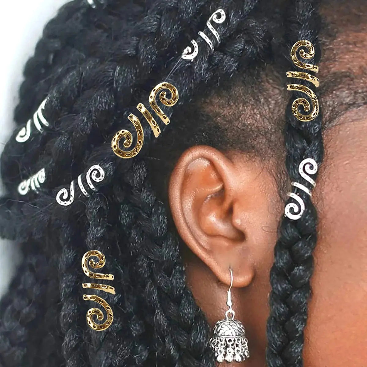 Viking Spiral Braid Beads for Women