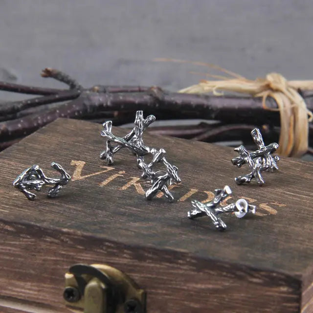 5pcs Viking Runes Earring for Men - Viking Heritage Store