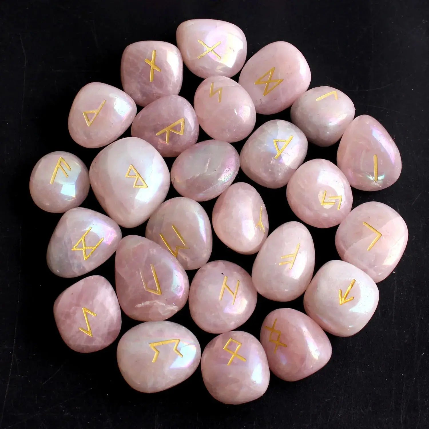 25 Viking Rune Stones Natural Healing Crystals - Viking Heritage Store