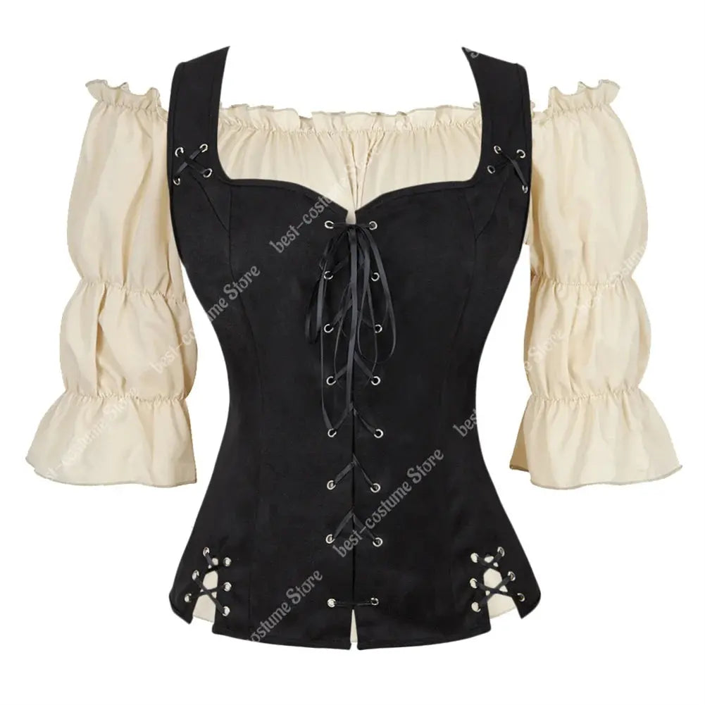 Women&#39;s Viking Costume - Medieval Cosplay black