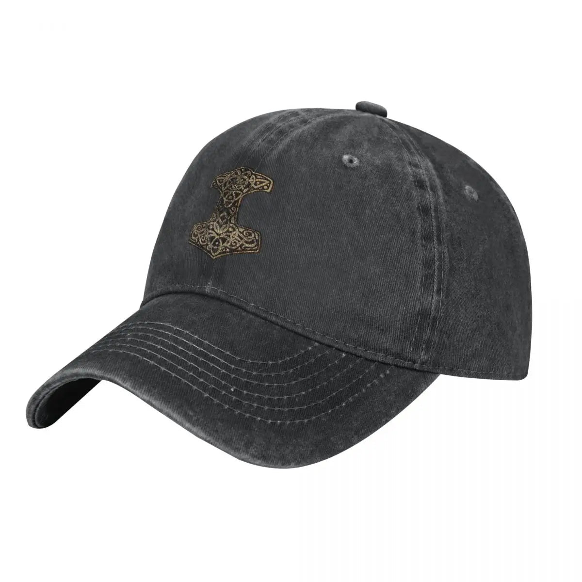 Gorra vikinga con martillo de Thor