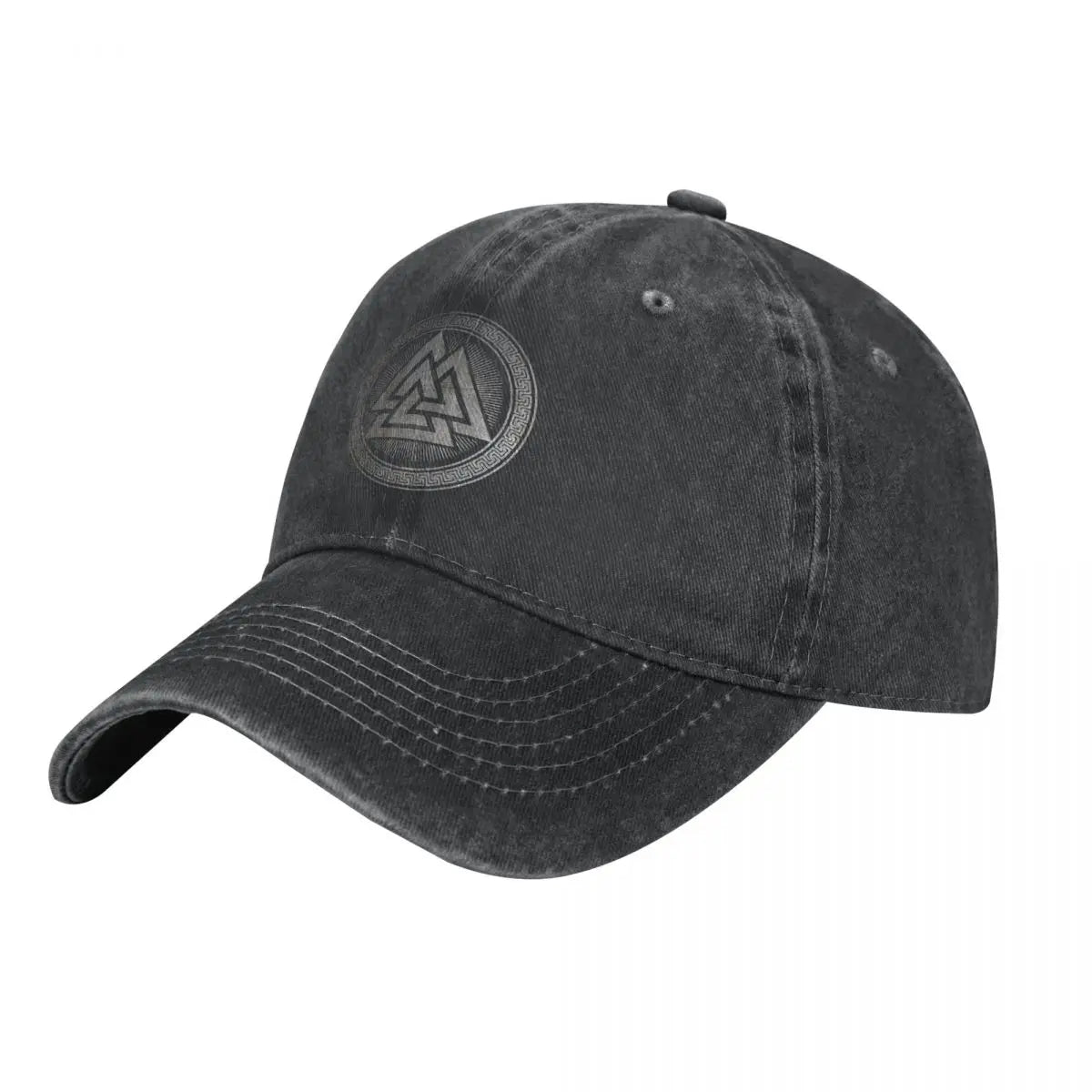 Gorro vikingo con símbolo de Valknut