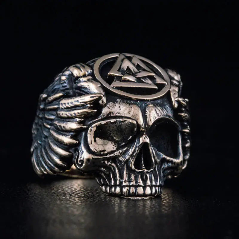 Aegishjalmur Ring (Solid Bronze) - Viking Heritage Store