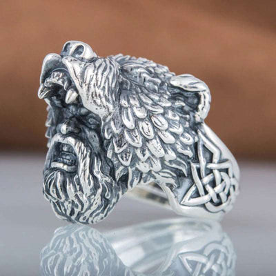 Berserker Ring (Silver) - Viking Heritage Store