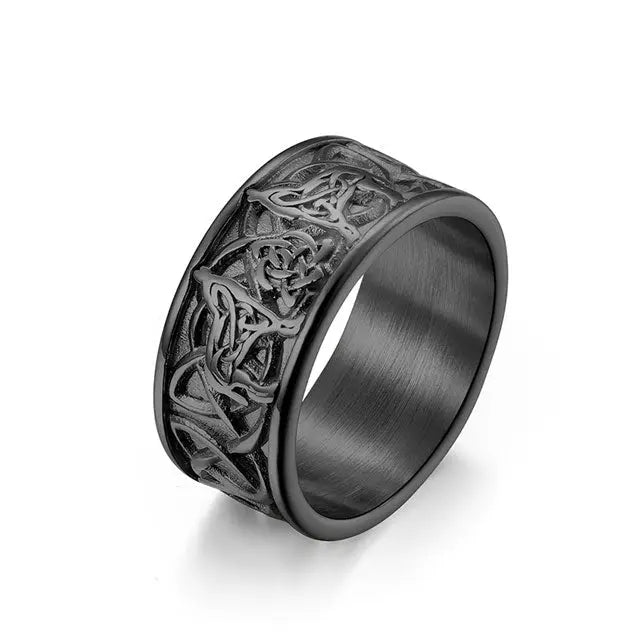 Celtic Wolf Rings for Men - Viking Heritage Store