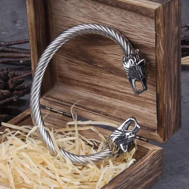 Fenrir Arm Ring - Viking Heritage Store
