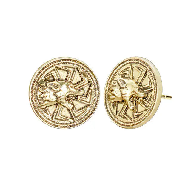 Fenrir Earrings - Viking Heritage Store